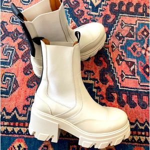 GANNI lug slip on platform boots (never been worn)